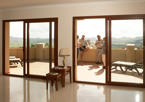 upvc sliding door for gallery